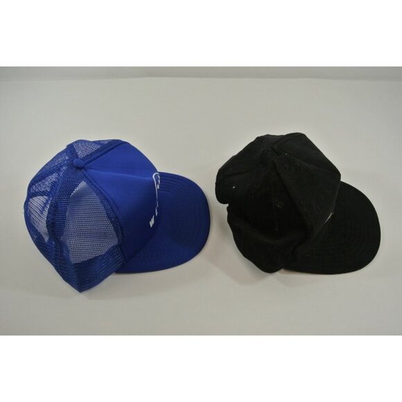 Wesco Lithonia Lot of 2 Hats Caps Snapback Blue Black Canada Cap Wilson 1990s - Picture 4 of 12